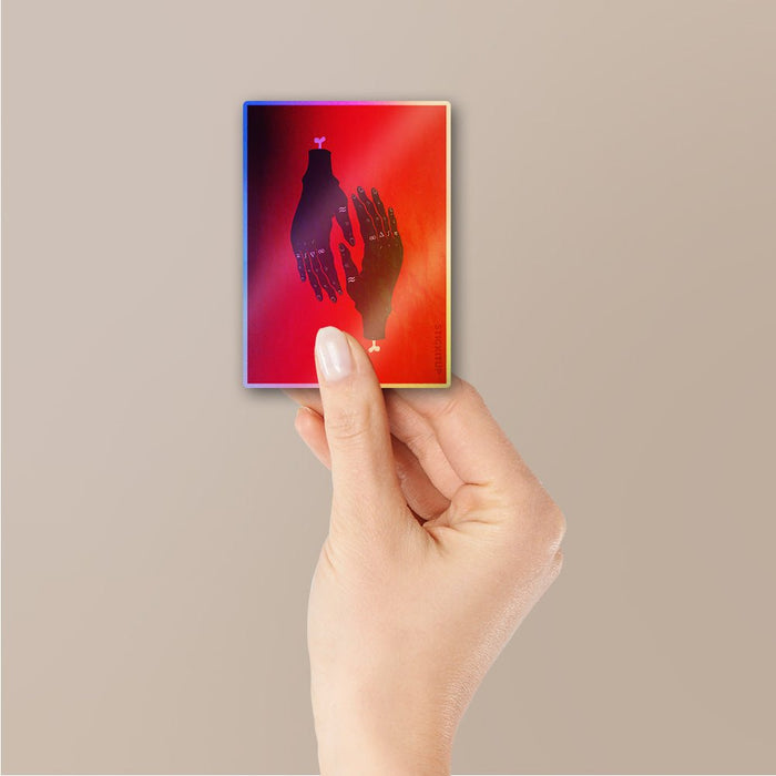 Hands Of Science Holographic Stickers - Holographic stickers | STICK IT UP