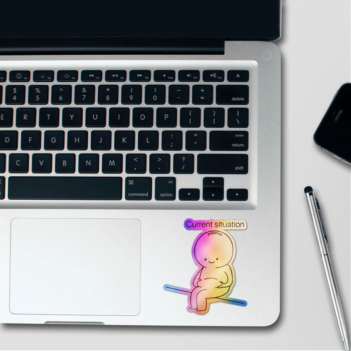 Happy & Heavy Holographic Stickers - Holographic stickers | STICK IT UP