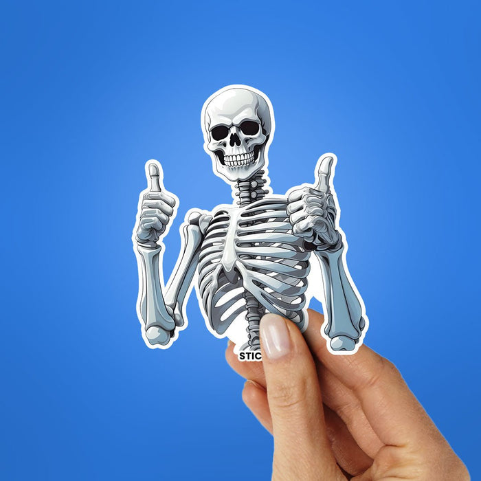 HAPPY SKULL Sticker - Stickers | STICK IT UP