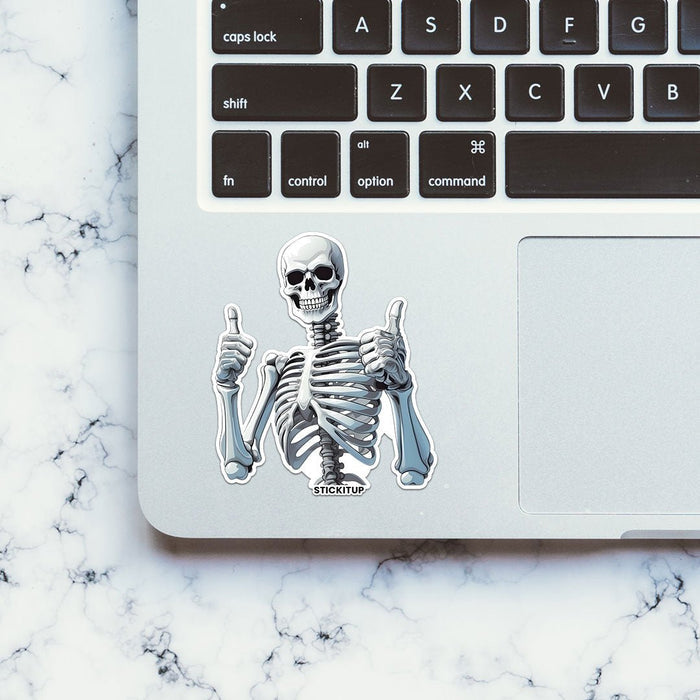 HAPPY SKULL Sticker - Stickers | STICK IT UP