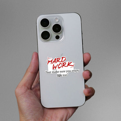 Hard Work Sticker - Stickers | STICK IT UP