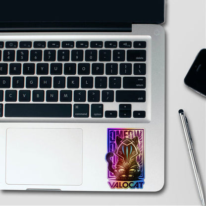 Headshot Kitty Holographic Stickers - Holographic stickers | STICK IT UP