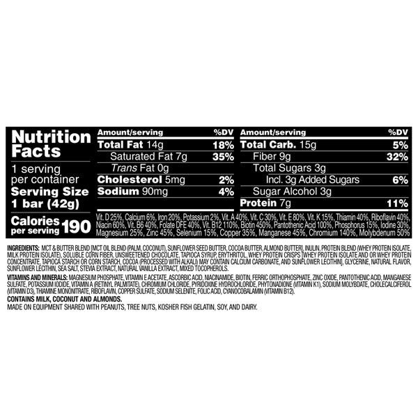 Healthy Delight Nature Fuel Keto Bars 12pk