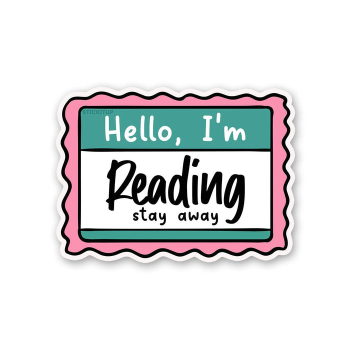 Hello I M Reading Sticker - Stickers | STICK IT UP