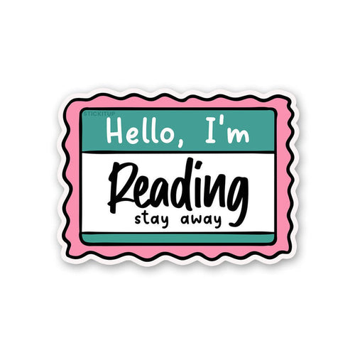 Hello I M Reading Sticker - Stickers | STICK IT UP