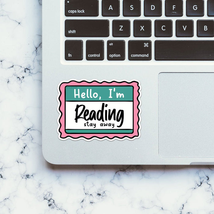 Hello I M Reading Sticker - Stickers | STICK IT UP