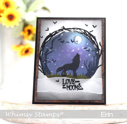 Howling Night Clear Stamps - Whimsy Stamps