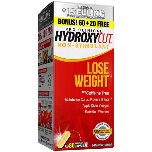 Hydroxycut Pro Clinical Non-Stim 80 Capsules