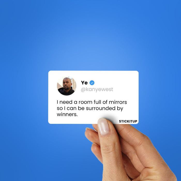 I CAN BE SURROUNDED BY WINNERS Sticker - Stickers | STICK IT UP