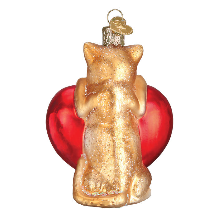 I Love My Cat Ornament