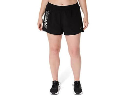 ASICS ICON 4IN1 SHORT PERFORMANCE BLACK RUNNING MUJER