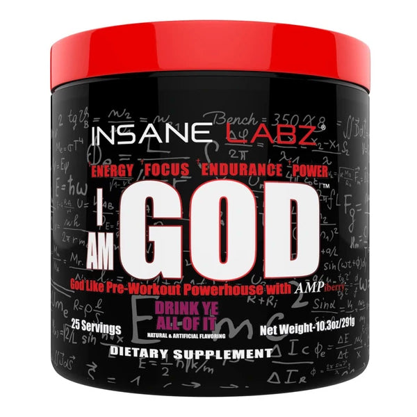 Insane Labz I Am God Pre-Workout 25 Servings