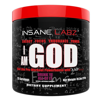 Insane Labz I Am God Pre-Workout 25 Servings