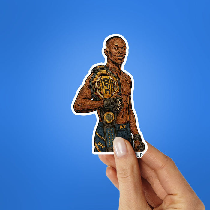 ISRAEL ADESANYA Sticker - Stickers | STICK IT UP