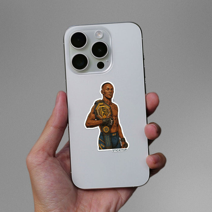 ISRAEL ADESANYA Sticker - Stickers | STICK IT UP