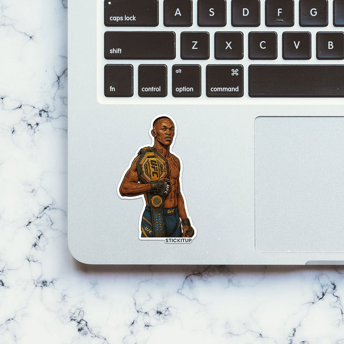 ISRAEL ADESANYA Sticker - Stickers | STICK IT UP