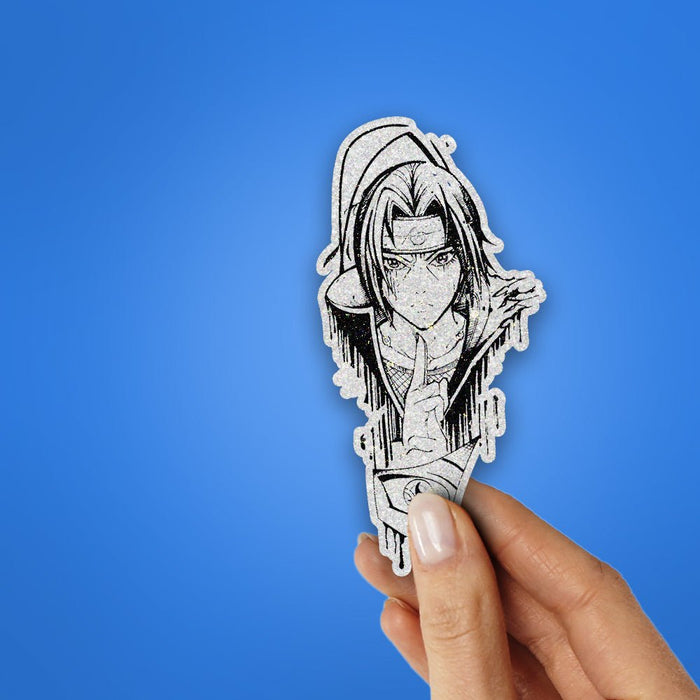 Itachi Glitter Sticker - Glitter Stickers | STICK IT UP