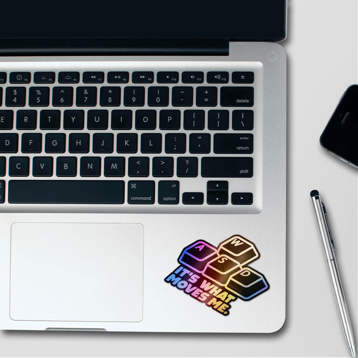 It's What Moves Me Holographic Stickers - Holographic stickers | STICK IT UP