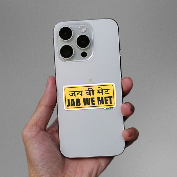 JAB WE MET Sticker - Stickers | STICK IT UP