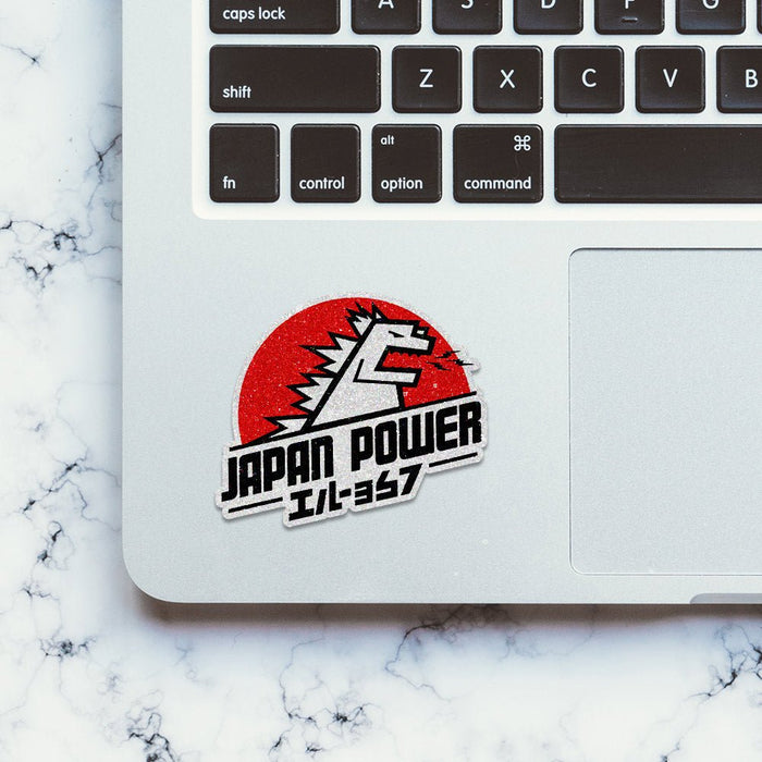 Japan Powers Glitter Sticker - Glitter Stickers | STICK IT UP