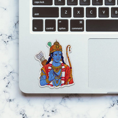 Jay Shree Ram 4.2 Glitter Sticker - Glitter Stickers | STICK IT UP