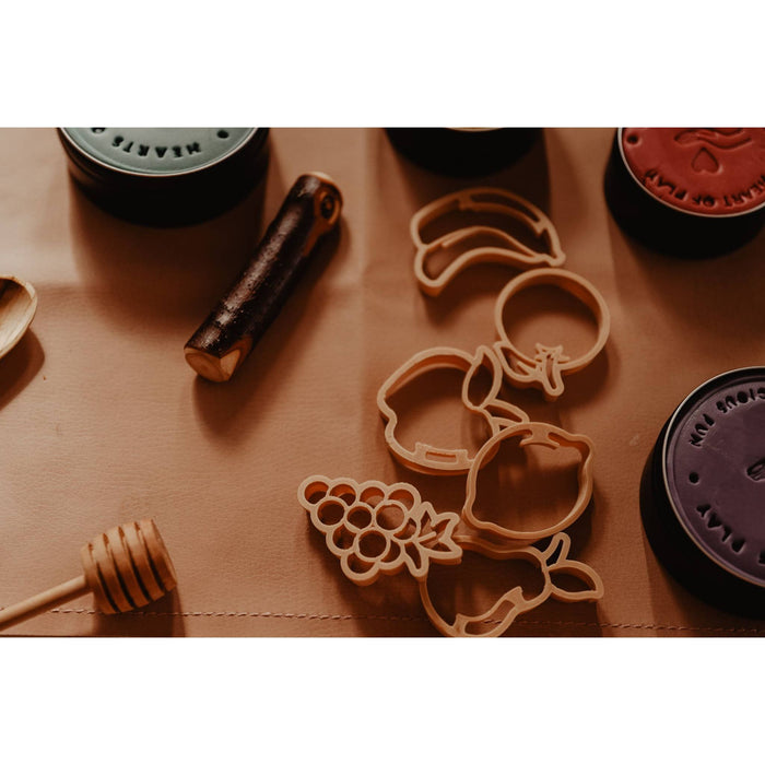 Kinfolk Pantry - Mini Fruit playdough Eco Cutter Set