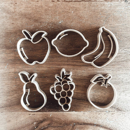 Kinfolk Pantry - Mini Fruit playdough Eco Cutter Set