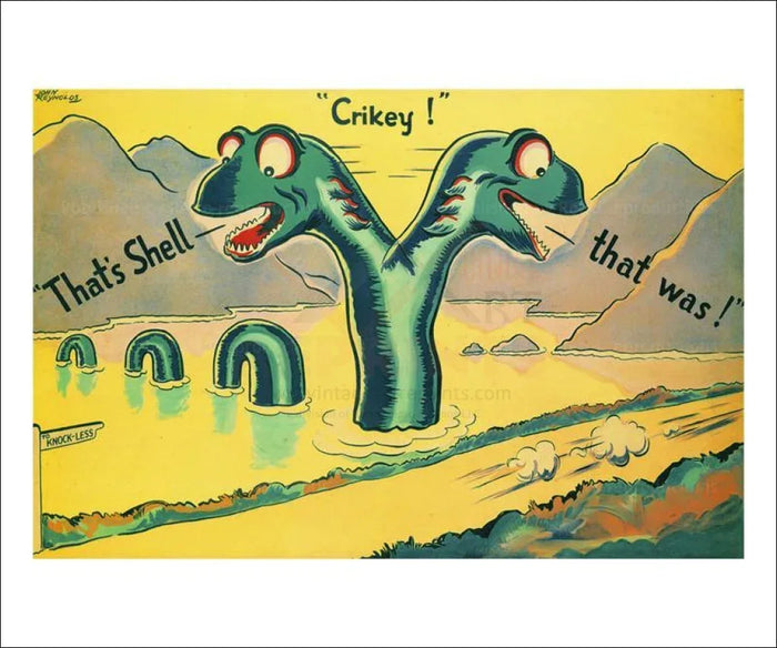 Knock-Less Loch Ness, 1933 - VINTAGEARTREPRINTS.COM