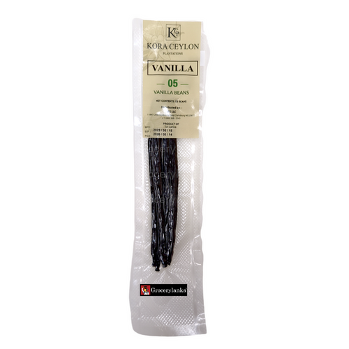 Kora Ceylon Vanilla Beans | 5 Beans