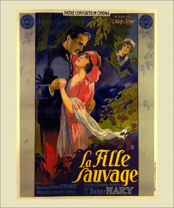 La Fille Sauvage - VINTAGEARTREPRINTS.COM