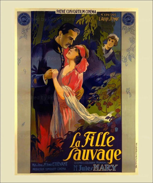 La Fille Sauvage - VINTAGEARTREPRINTS.COM
