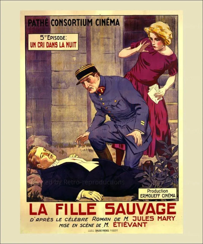 La Fille Sauvage - VINTAGEARTREPRINTS.COM