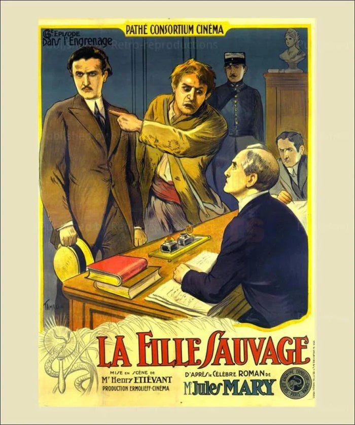 La Fille Sauvage - VINTAGEARTREPRINTS.COM