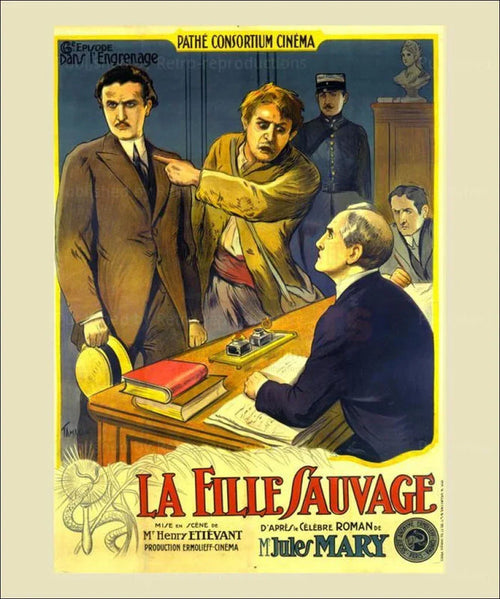 La Fille Sauvage - VINTAGEARTREPRINTS.COM