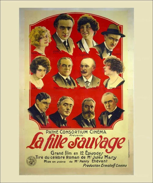 La Fille Sauvage - VINTAGEARTREPRINTS.COM