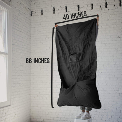 Layover™ Travel Blanket - Packable & Puffy | Black Gravel