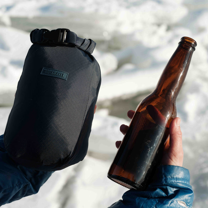 Layover™ Travel Blanket - Packable & Puffy | Blue Gravel