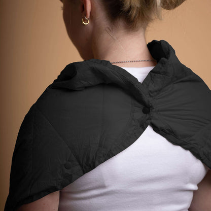 Layover™ XL Travel Blanket - Packable & Puffy | Black Gravel