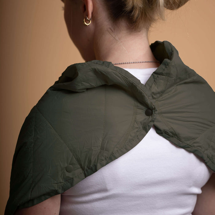 Layover™ XL Travel Blanket - Packable & Puffy | Spruce Gravel