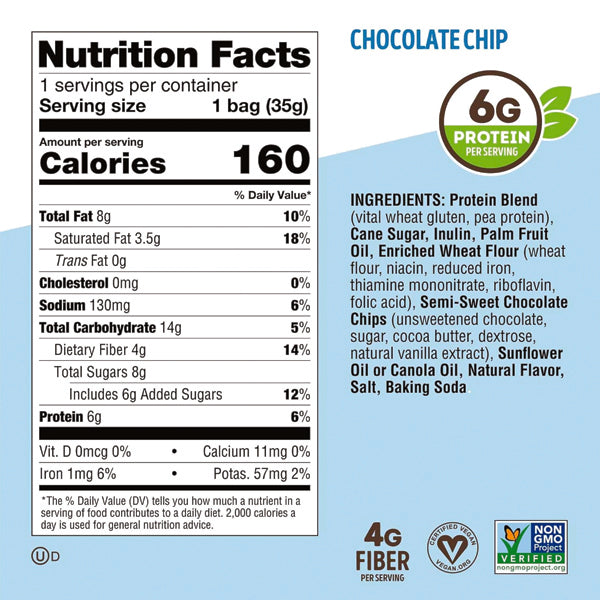 Lenny & Larry Complete Crunchy Cookie 1.25oz 12pk