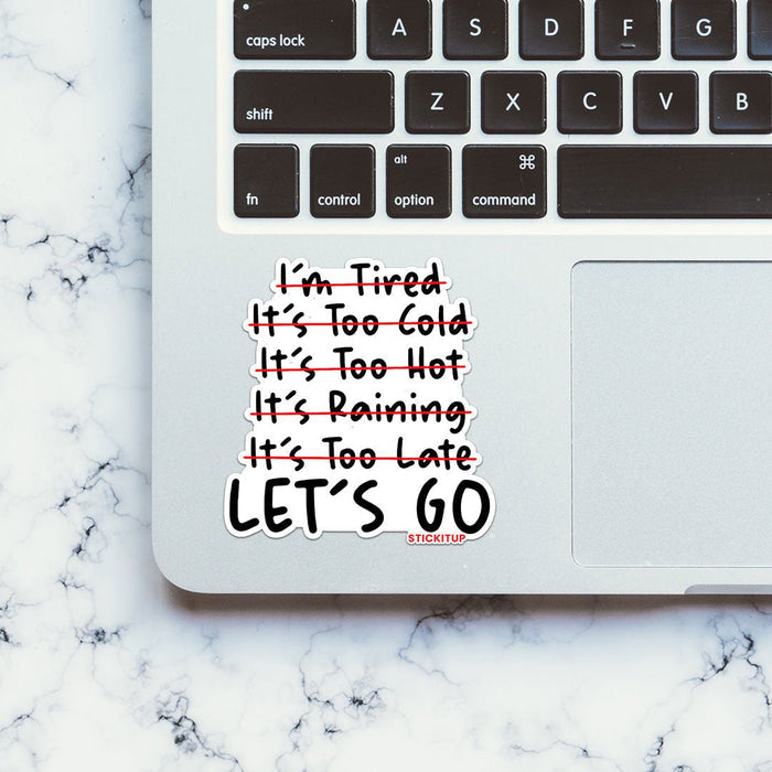 Let's Go 1.0 Sticker - Stickers | STICK IT UP