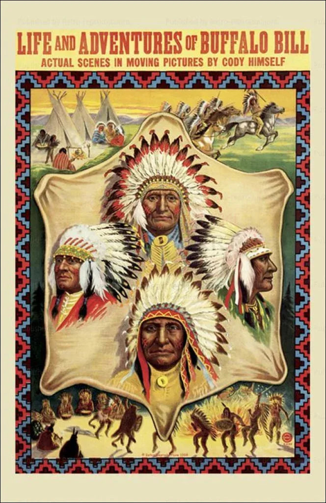Life and Adventures of Buffalo Bill Cody - VINTAGEARTREPRINTS.COM