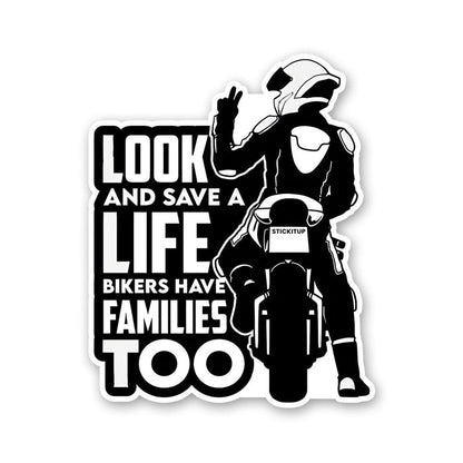 Look And Save A Life Sticker - Stickers | STICK IT UP