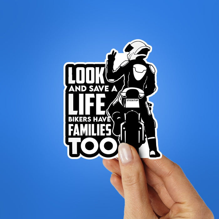 Look And Save A Life Sticker - Stickers | STICK IT UP