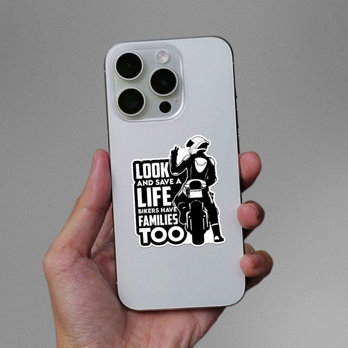 Look And Save A Life Sticker - Stickers | STICK IT UP