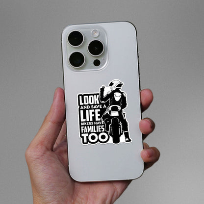 Look And Save A Life Sticker - Stickers | STICK IT UP