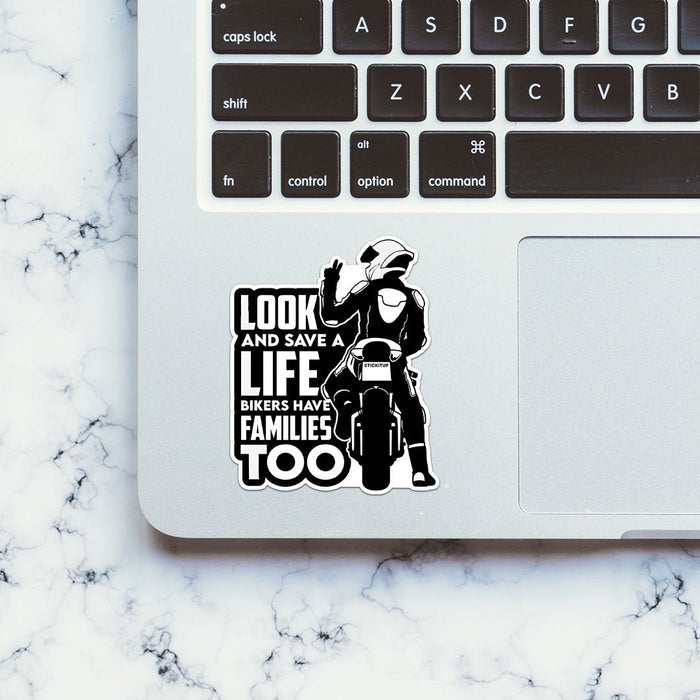 Look And Save A Life Sticker - Stickers | STICK IT UP