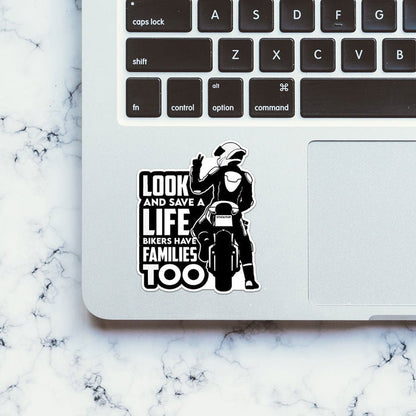 Look And Save A Life Sticker - Stickers | STICK IT UP
