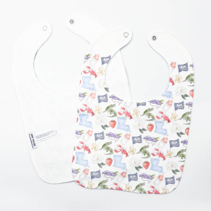 Louisiana Icons Baby Bib