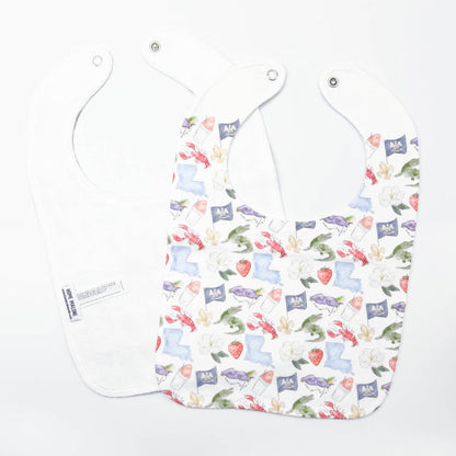 Louisiana Icons Baby Bib